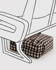 Baggu - Small Cloud Carry On - Blurred Gingham Brown