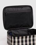 Baggu - Small Cosmetic Case - Black and Cream Gingham
