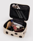 Baggu - Small Cosmetic Case - Cream and Black Polka Dot