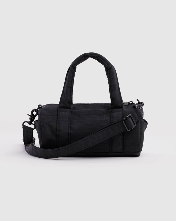 Baggu - Small Nylon Duffle Bag - Black - *PRE-ORDER FOR SHIPPING AFTER MONDAY OCTOBER 12TH*