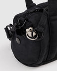Baggu - Small Nylon Duffle Bag - Black - *PRE-ORDER FOR SHIPPING AFTER MONDAY OCTOBER 12TH*
