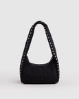 Baggu - Small Nylon Meringue Bag - Studs - Black - PRE-ORDER FOR SHIPPING AFTER MONDAY OCTOBER 12TH*