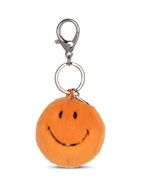 Bon Ton Toys - Smiley Keychain ECO Fuzzy Bright - Orange