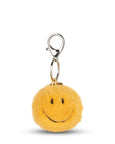 Bon Ton Toys - Smiley Keychain ECO Fuzzy Bright - Yellow