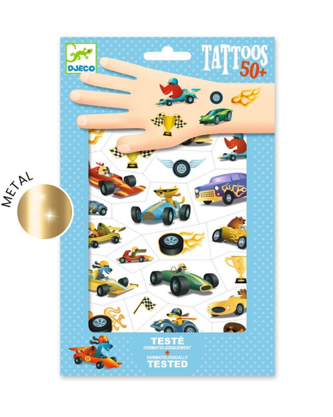 Djeco - Speedsters Temporary Tattoos