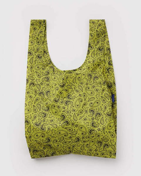Baggu - Standard - Chartreuse Paisley