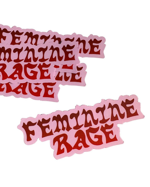 Carla Adams - Feminine Rage Vinyl Sticker