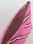 Mosey Me - Raspberry Stripe Cosmetic Case