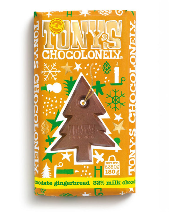 Tony's Chocolonely - Milk Chocolate Gingerbread 32%