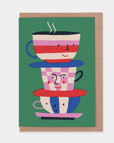 Evermade - Teacups Greetings Card