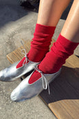 Le Bon Shoppe - Trouser Socks - Tuscan Red