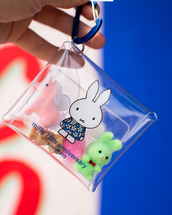 Miffy - 70th Anniversary Clear Clip Pouch