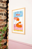 KIBLIND Atelier - Melek Zertal - Garfield A3 Poster