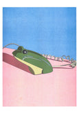 KIBLIND Atelier - Ana Popescu - Crusader Frog Phone A3 Poster