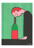 KIBLIND Atelier - Jean Jullien - Bottle A3 Poster