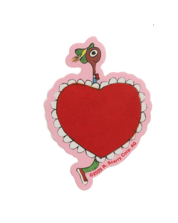 3P4 X Richard Scarry® Valentine - Lowly Heart Doily Sticker
