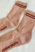 Le Bon Shoppe - Boyfriend Socks - Vintage Pink