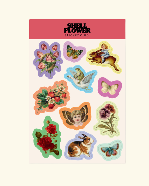 Shellflower - Victoriana - Sticker Sheet