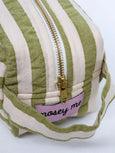 Mosey Me - Seersucker Stripe Dopp Kit
