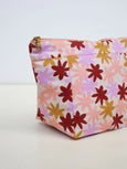 Mosey Me - Peach Floral Cosmetic Case