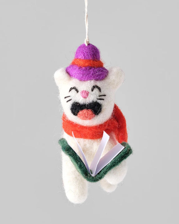 Wrap - Hanging Felt Ornament - Dickens