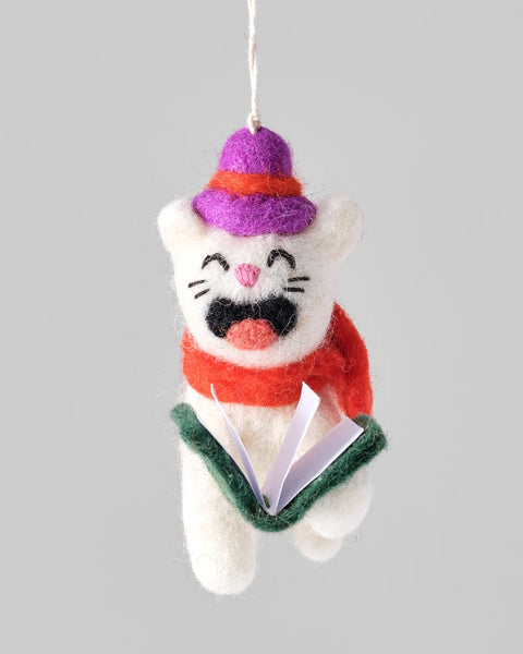 Wrap - Hanging Felt Ornament - Dickens