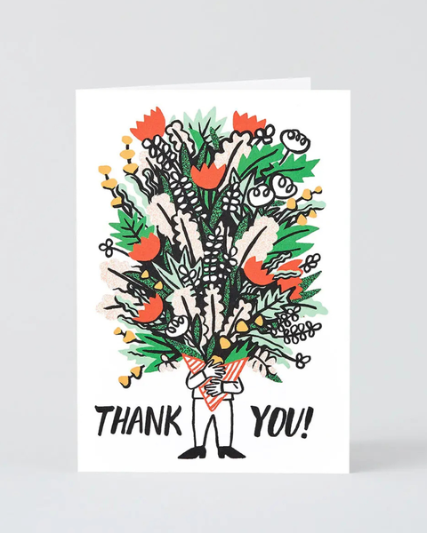 Wrap - Greetings Card - Bunch of Flowers
