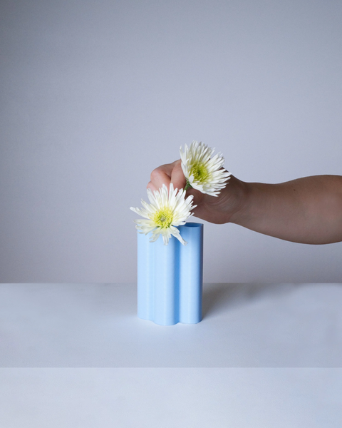 Warren & Laetitia - Alvaro XL - Mini Vase - Sky Blue
