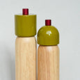 Maegen - Salt or Pepper Grinder - Olive & Red - Medium