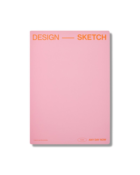 Any Day Now - Sketch Notebook A4 - Plain - Blush