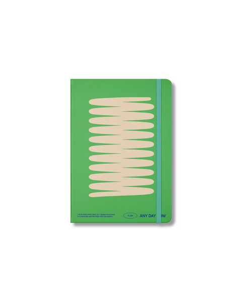 Any Day Now - Any Day Notebook A5 - Plain - Green
