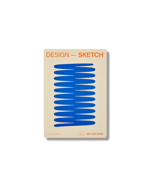 Any Day Now - Sketch Notebook A5 - Plain - Sand