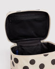 Baggu - Large Cosmetic Case - Cream and Black Polka Dot