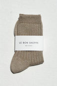Le Bon Shoppe - Her Socks Lurex - Ash