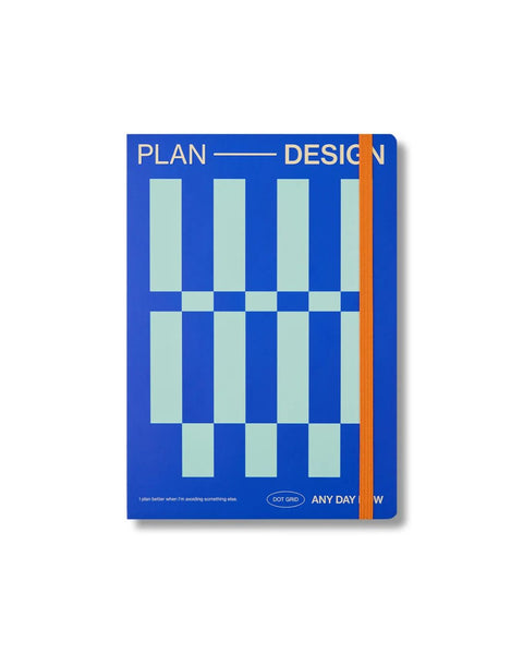 Any Day Now - Notebook A5 - Dot Grid - Indigo