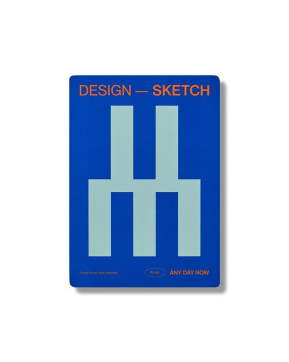Any Day Now - Sketch Notebook A6 - Plain - Indigo