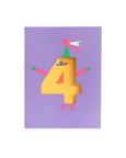 Rumble Cards - Age 4 Die Cut Card