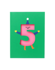 Rumble Cards - Age 5 Die Cut Card