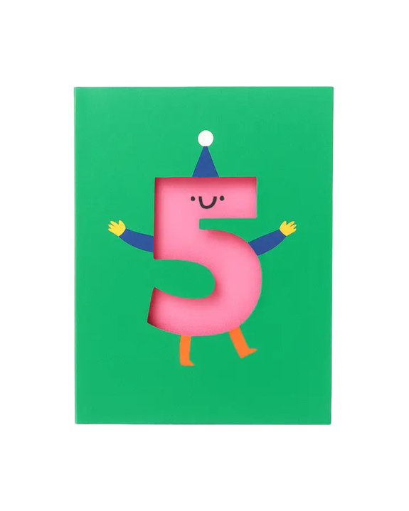 Rumble Cards - Age 5 Die Cut Card