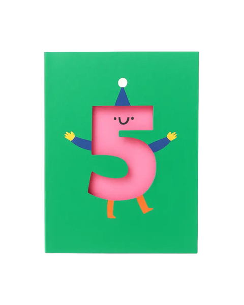 Rumble Cards - Age 5 Die Cut Card