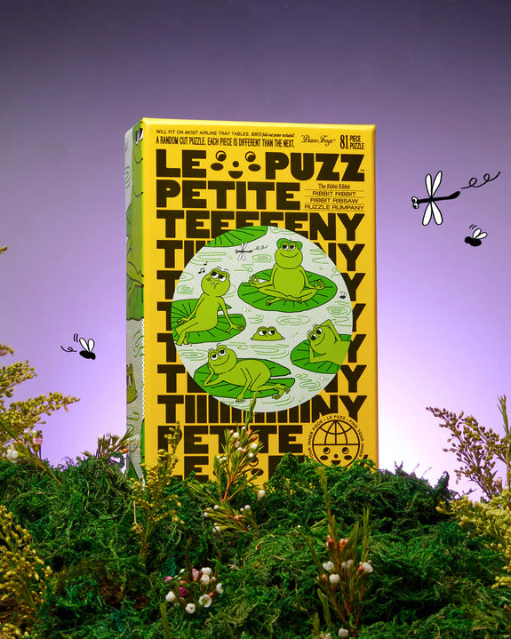 Le Puzz - Peace Frogs by Alice Oehr 81 Piece Mini Puzzle