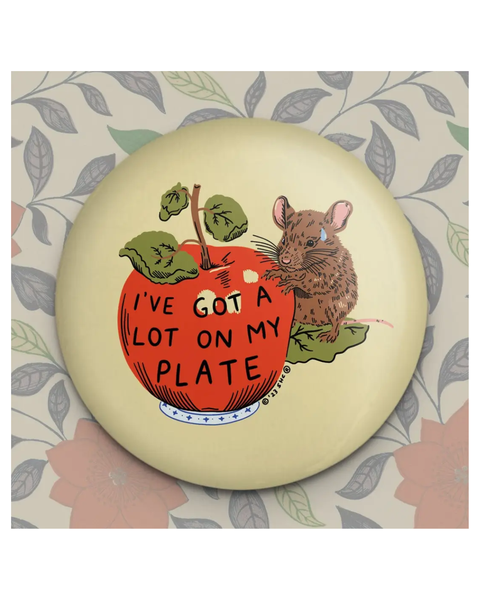 Stay Home Club - A Lot On My Plate Magnet
