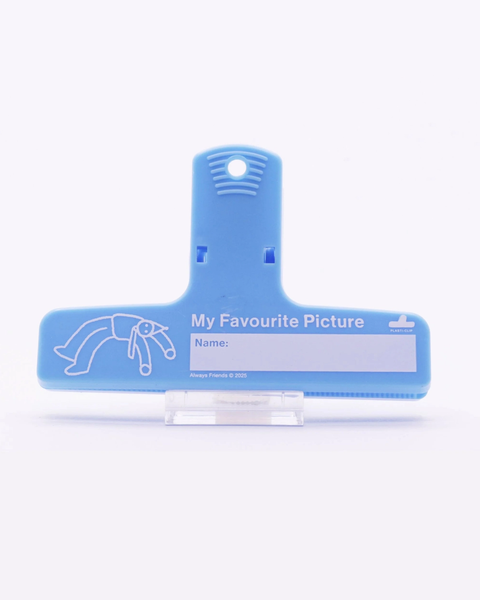 Always Friends - Plasticlip - "My Favourite Picture" - Cyan & White