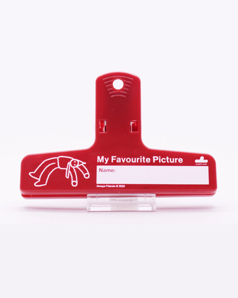 Always Friends - Plasticlip - "My Favourite Picture" - Red & White