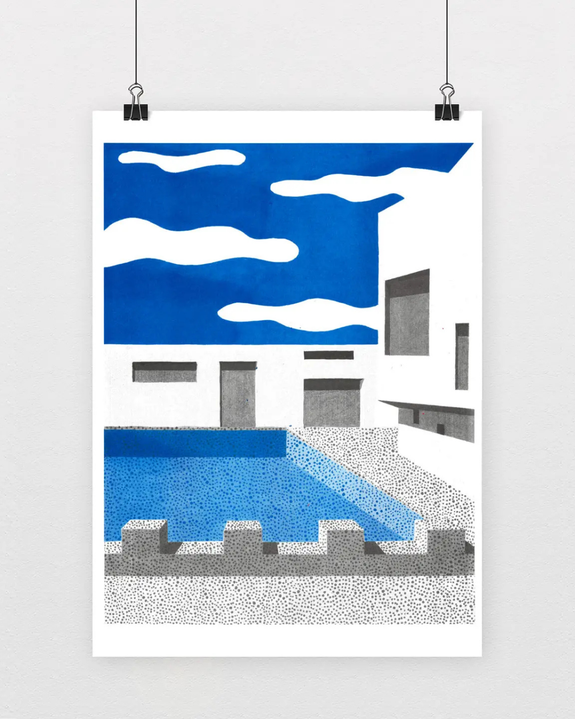 KIBLIND Atelier - Ana Popescu - Le Havre - A3 Poster