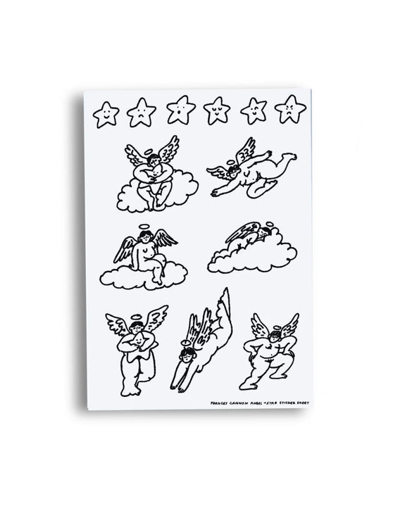 Frances Cannon - Sticker Sheet - Angel and Star