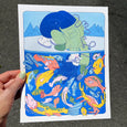 Maddie Fischer - Animal Sounds Riso Print