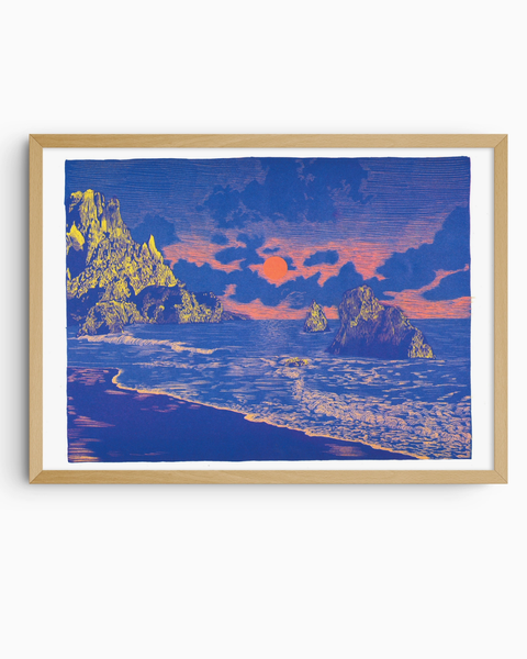 KIBLIND Atelier - Manon Diemer - Apocalyptic Sea - A3 Poster