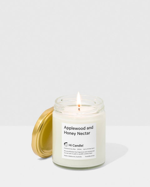 Hi Candle! - Applewood and Honey Nectar