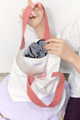 Socks Appeal x Hannah-Michelle Bayley - Embroidered Ladybug Fairy Tote Bag